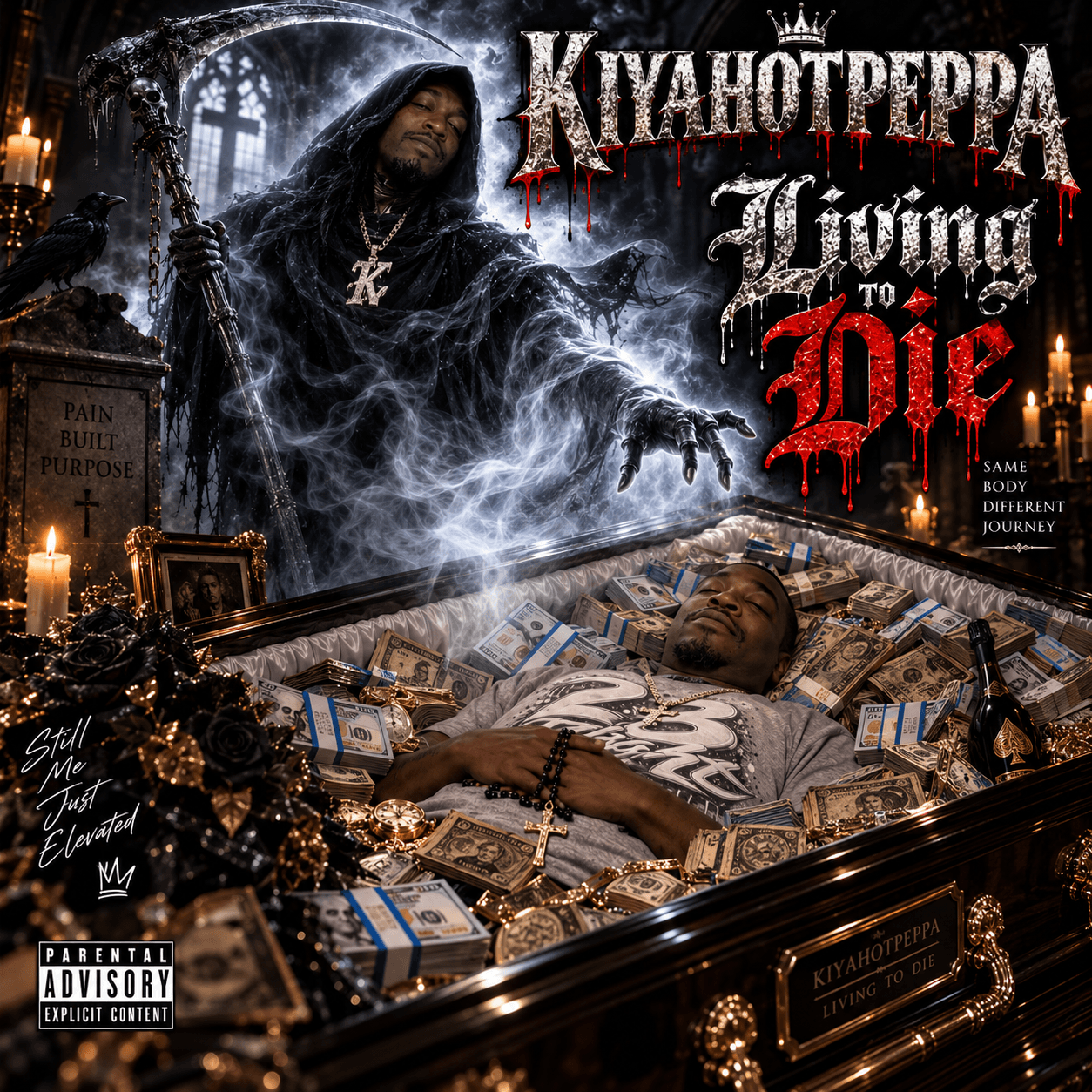 Living to die cover art